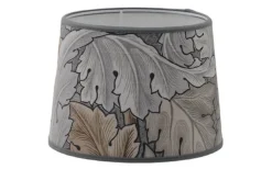 Mönstrade Lampskärmar < Hallbergs Acanthus Velvet Lampskärm Ø24cm Flint William Morris