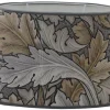 Ovala Lampskärmar < Hallbergs Acanthus Velvet Oval Lampskärm 30cm Flint William Morris