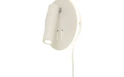 Sovrum|Läslampor-Aneta Ace Vägglampa LED 6W+3W 3000K Vit