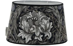 Ovala Lampskärmar-Hallbergs Africa Marigold Velvet Oval Lampskärm 20cm Cornflower William Morris