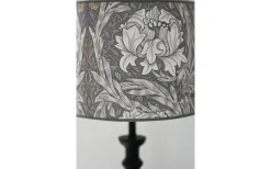 Ovala Lampskärmar-Hallbergs Africa Marigold Velvet Oval Lampskärm 20cm Limestone William Morris