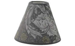 Toppringsskärmar-Hallbergs Africa Marigold Velvet Toppringsskärm Ø22cm Limestone William Morris