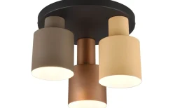 Plafonder-Trio Lighting Agudo Plafond 3-delad E27 flerfärgad