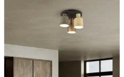 Plafonder-Trio Lighting Agudo Plafond 3-delad E27 flerfärgad
