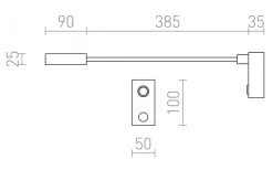 Sovrum|Läslampor < Rendl Aim Vägglampa / Läslampa LED