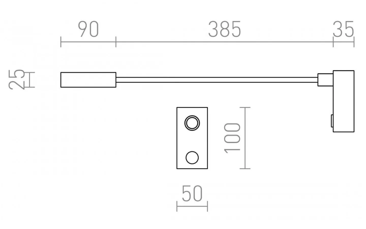 Sovrum|Läslampor < Rendl Aim Vägglampa / Läslampa LED