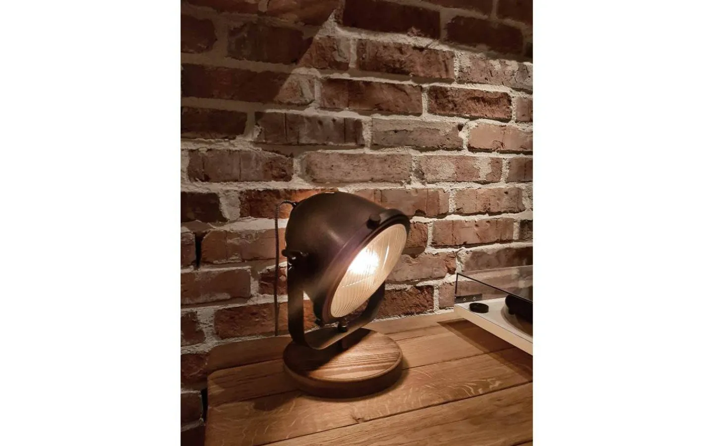 Bordslampor < Aneta Alaska Bordslampa/Vägglampa 21cm Järngrå/Trä