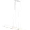 Avlånga Taklampor < Trio Lighting Albany Takpendel LED matt vit