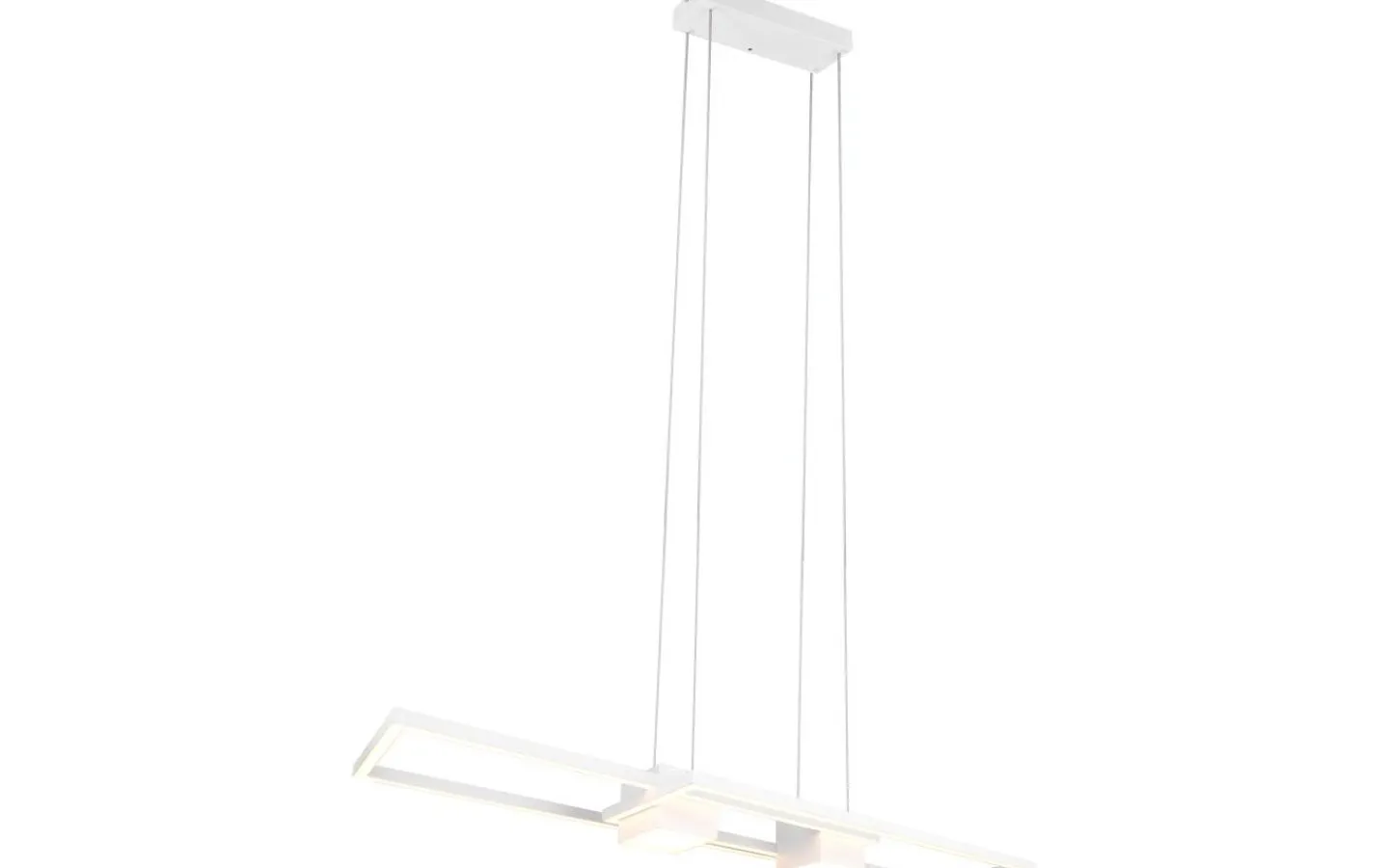 Avlånga Taklampor < Trio Lighting Albany Takpendel LED matt vit