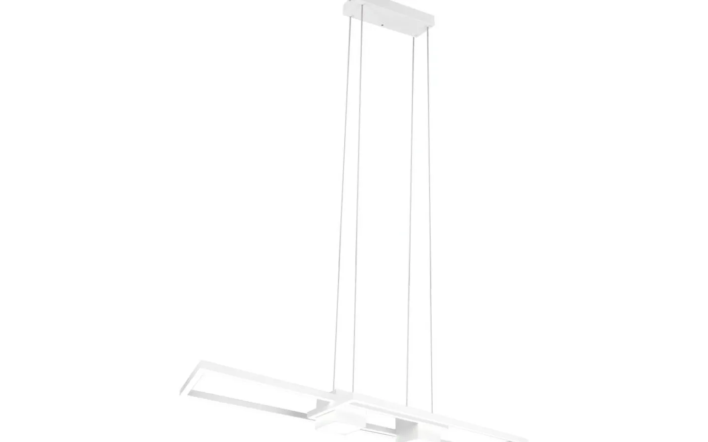Avlånga Taklampor < Trio Lighting Albany Takpendel LED matt vit
