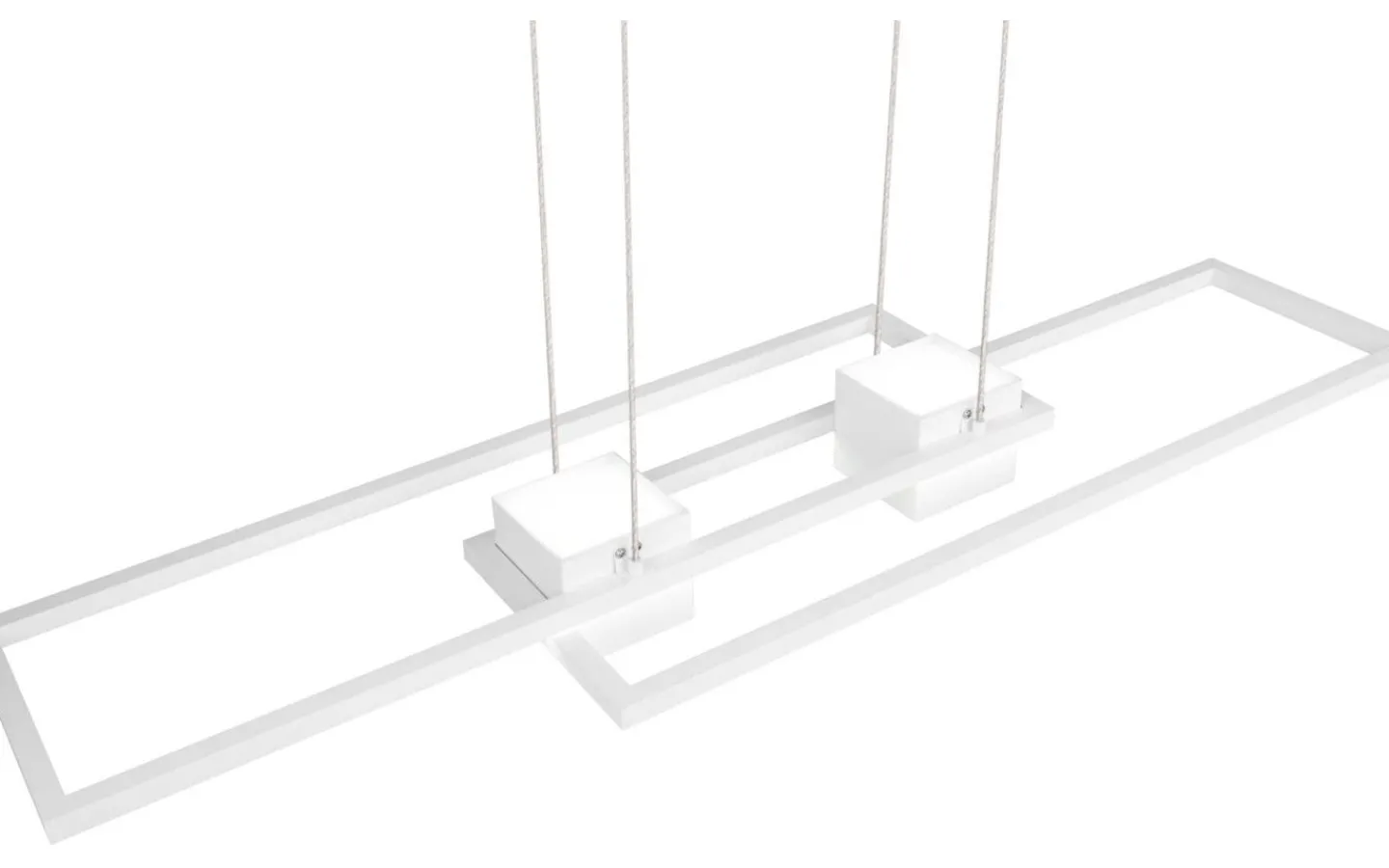 Avlånga Taklampor < Trio Lighting Albany Takpendel LED matt vit