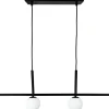 Avlånga Taklampor < Dyberg Larsen Alice Taklampa 110cm Opal/Svart