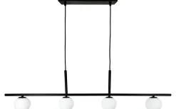 Avlånga Taklampor < Dyberg Larsen Alice Taklampa 110cm Opal/Svart