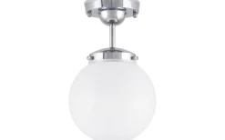 Badrumslampor Tak-Globen Lighting Alley Plafond Krom/Vit IP44