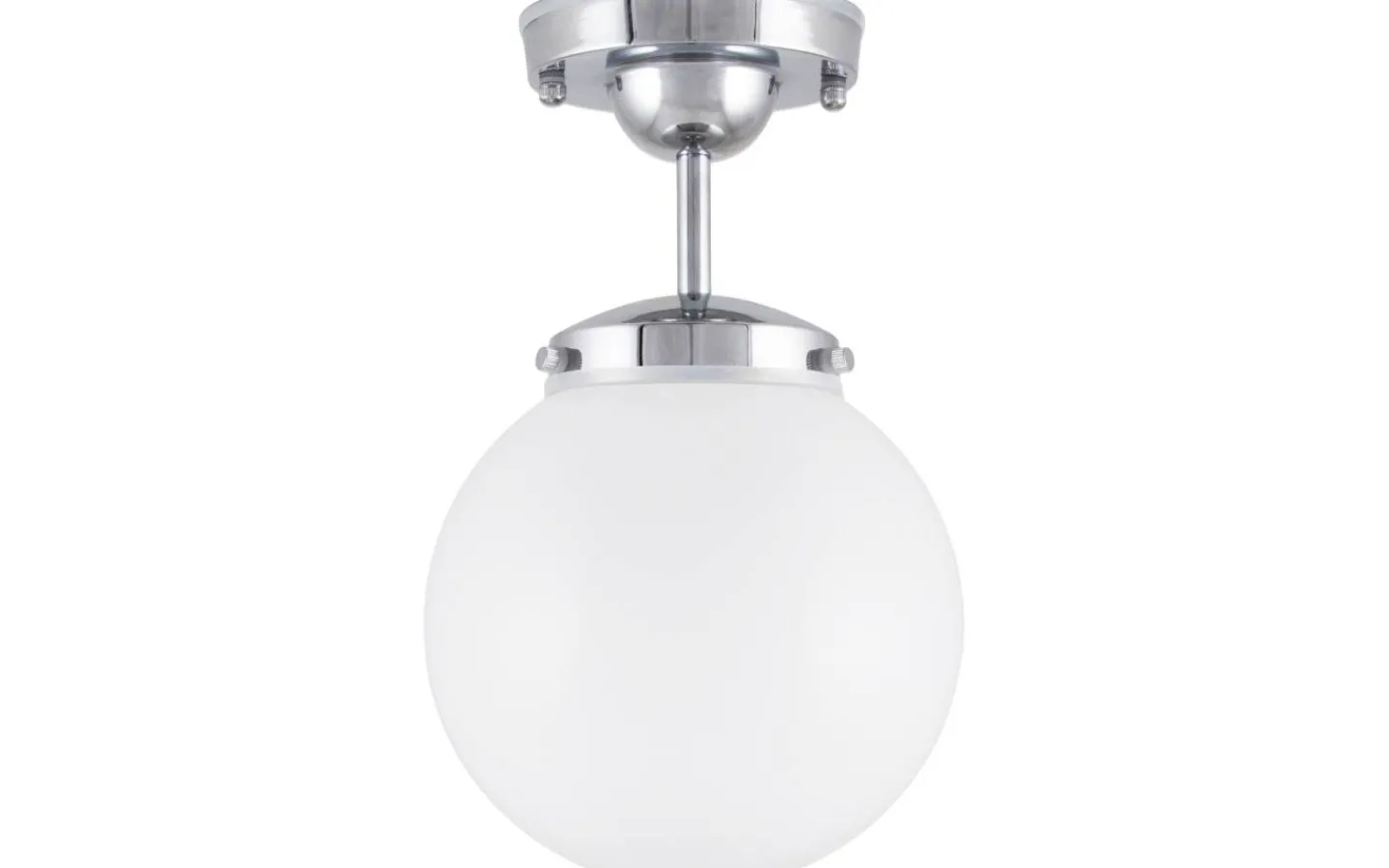 Badrumslampor Tak-Globen Lighting Alley Plafond Krom/Vit IP44