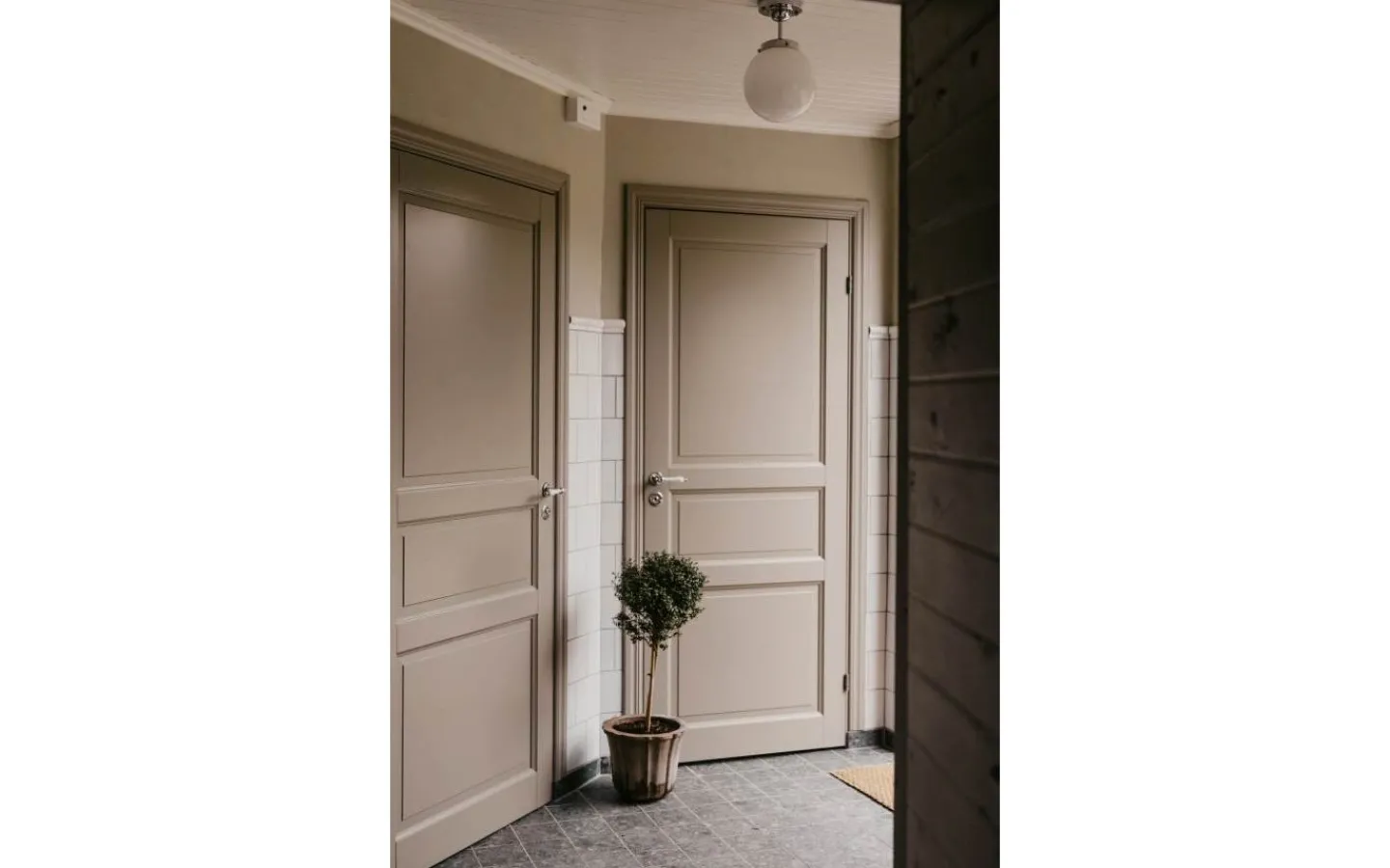 Badrumslampor Tak-Globen Lighting Alley Plafond Krom/Vit IP44