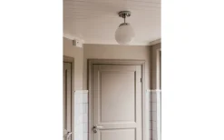 Badrumslampor Tak-Globen Lighting Alley Plafond Krom/Vit IP44