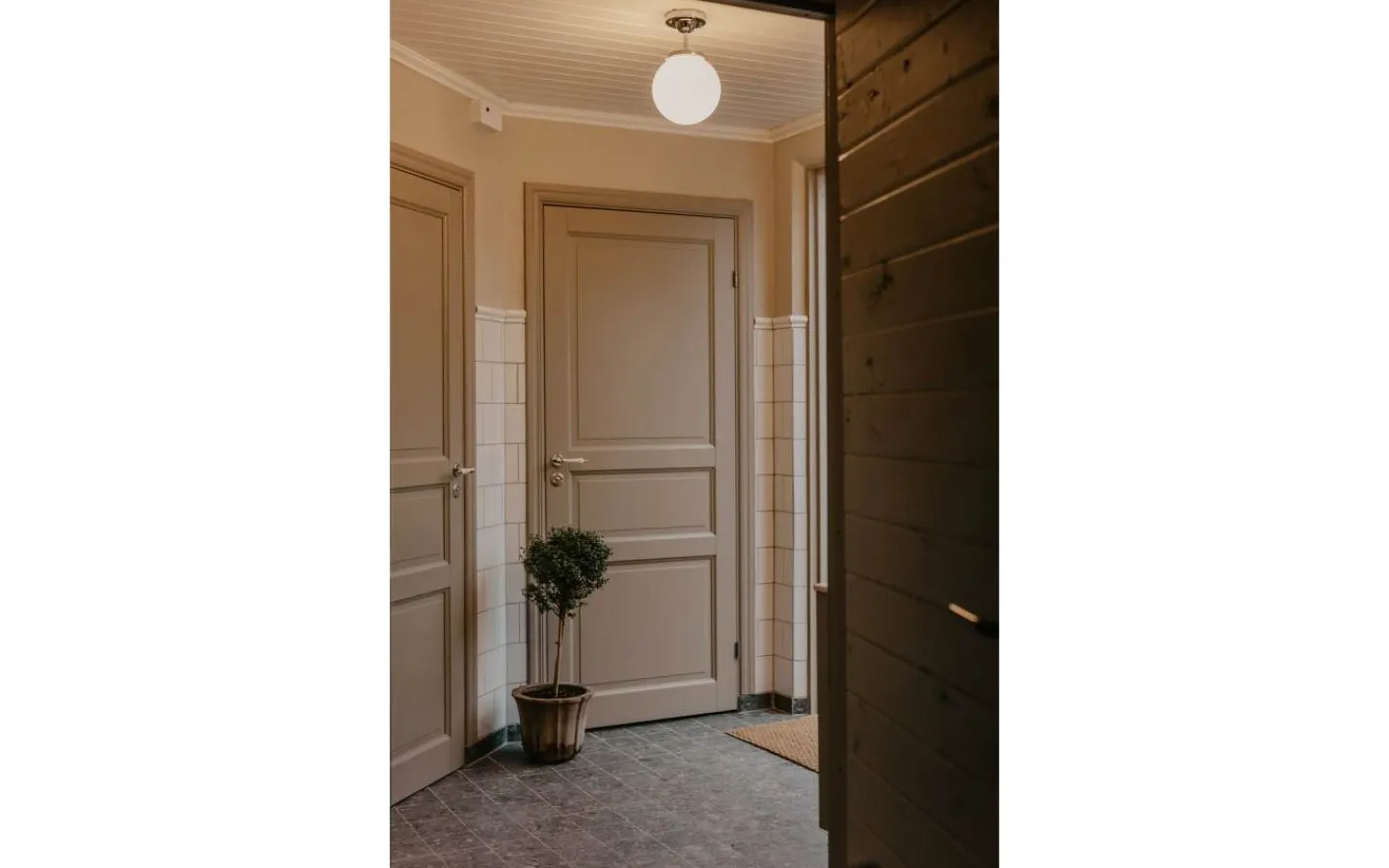 Badrumslampor Tak-Globen Lighting Alley Plafond Krom/Vit IP44