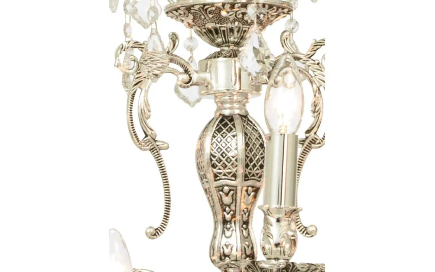 Kristallkronor < Aneta Allington Kristallkrona 60cm 9L Antiksilver