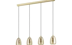 Avlånga Taklampor-Eglo Alobrase Taklampa 108cm Borstad Mässing