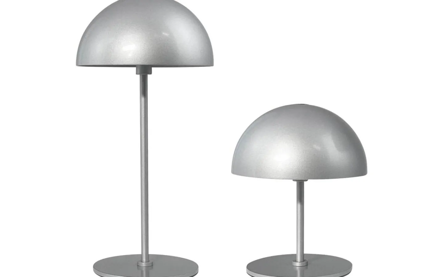 Bordslampor-Dyberg Larsen Along Uppladdningsbar Bordslampa 2-Pack Silver