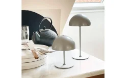 Bordslampor-Dyberg Larsen Along Uppladdningsbar Bordslampa 2-Pack Silver