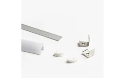 12V Led Slinga-Rendl Aluminiumprofil 1,6x1,6cm Hörn 1m