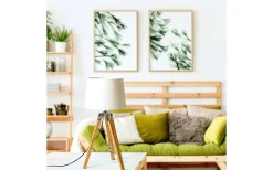 Lampfötter < Rendl Alvis Lampfot 60cm Bambu/Krom
