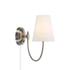 Lampetter-Markslojd Amar Vägglampa Antik Mässing/Beige
