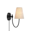 Lampetter-Markslojd Amar Vägglampa Svart/Beige