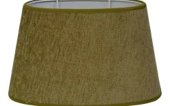 Ovala Lampskärmar-Hallbergs Amelia Oval Lampskärm 30cm Guld