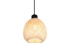 Fönsterlampor-Reality Amelie Fönsterlampa 18cm E27 naturfärgad/bambu