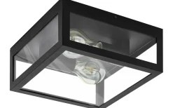 Badrumslampor Tak < Eglo Amezola Plafond 29cm Svart IP44