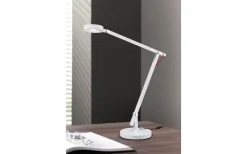 Skrivbordslampor < Trio Lighting Amsterdam Skrivbordslampa LED med klämma vit