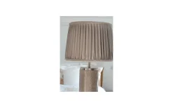 Plisserade Lampskärmar-Hallbergs Anastacia Plisserad Lampskärm Ø30cm Sand