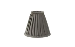 Toppringsskärmar-Hallbergs Anastacia Plisserad Toppringskärm Ø22cm Gröngrå