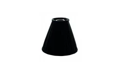 Toppringsskärmar-Hallbergs Anastacia Plisserad Toppringskärm Ø22cm Svart