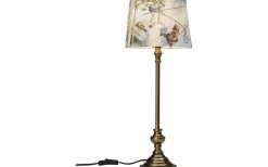 Bordslampor-PR Home Andrea Bordslampa 53cm Antikmässing/Blå
