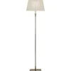 Golvlampor-Aneta Anette Golvlampa 155cm Silver/Vit