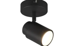 Badrumslampor Vägg-Trio Lighting Angelo H2O Spotlight GU10 mattsvart IP44