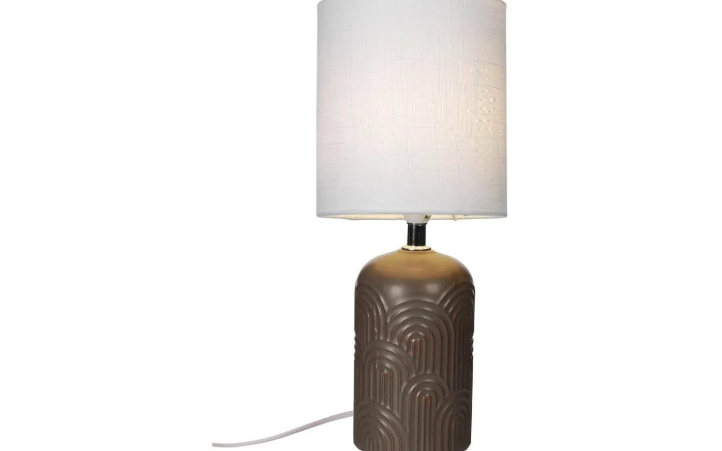 Bordslampor < Cottex Archie Bordslampa 35,5cm Brun/Vit