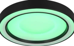 Plafonder-Reality Arco Plafond LED 40cm mattsvart RGBW