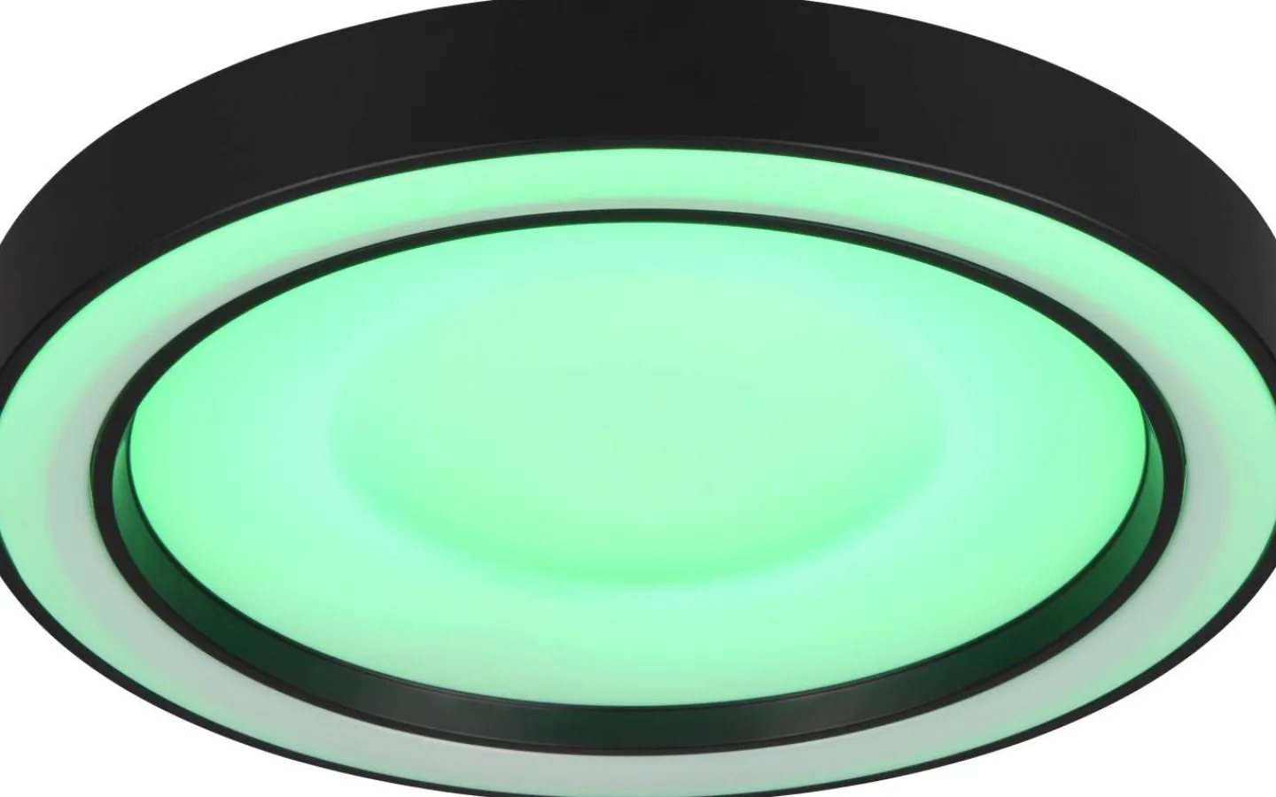 Plafonder-Reality Arco Plafond LED 40cm mattsvart RGBW