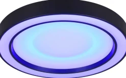 Plafonder-Reality Arco Plafond LED 40cm mattsvart RGBW