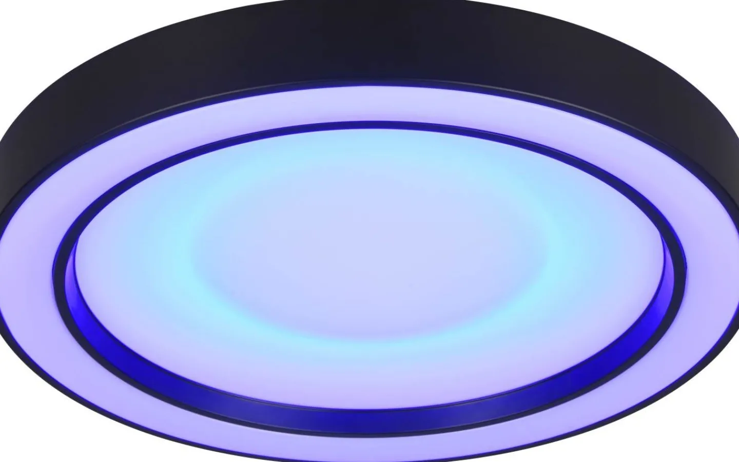 Plafonder-Reality Arco Plafond LED 40cm mattsvart RGBW