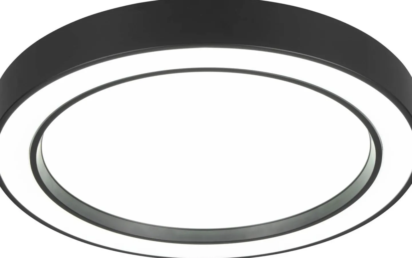 Plafonder-Reality Arco Plafond LED 40cm mattsvart RGBW