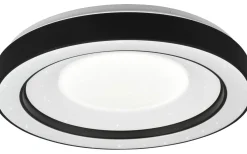Plafonder-Reality Arco Plafond LED 49cm mattsvart stjärnljus RGBW