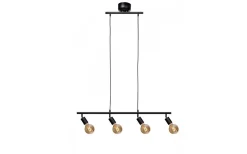 Kök & Matplats|Avlånga Taklampor < Cottex Arc Taklampa 88cm 4L Svart