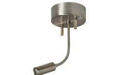 Runda Takspotlights|Takspot Med 1 Lampa-ArmaturHantverk Arholma Takspotlight LED 3W 2700K Nickel