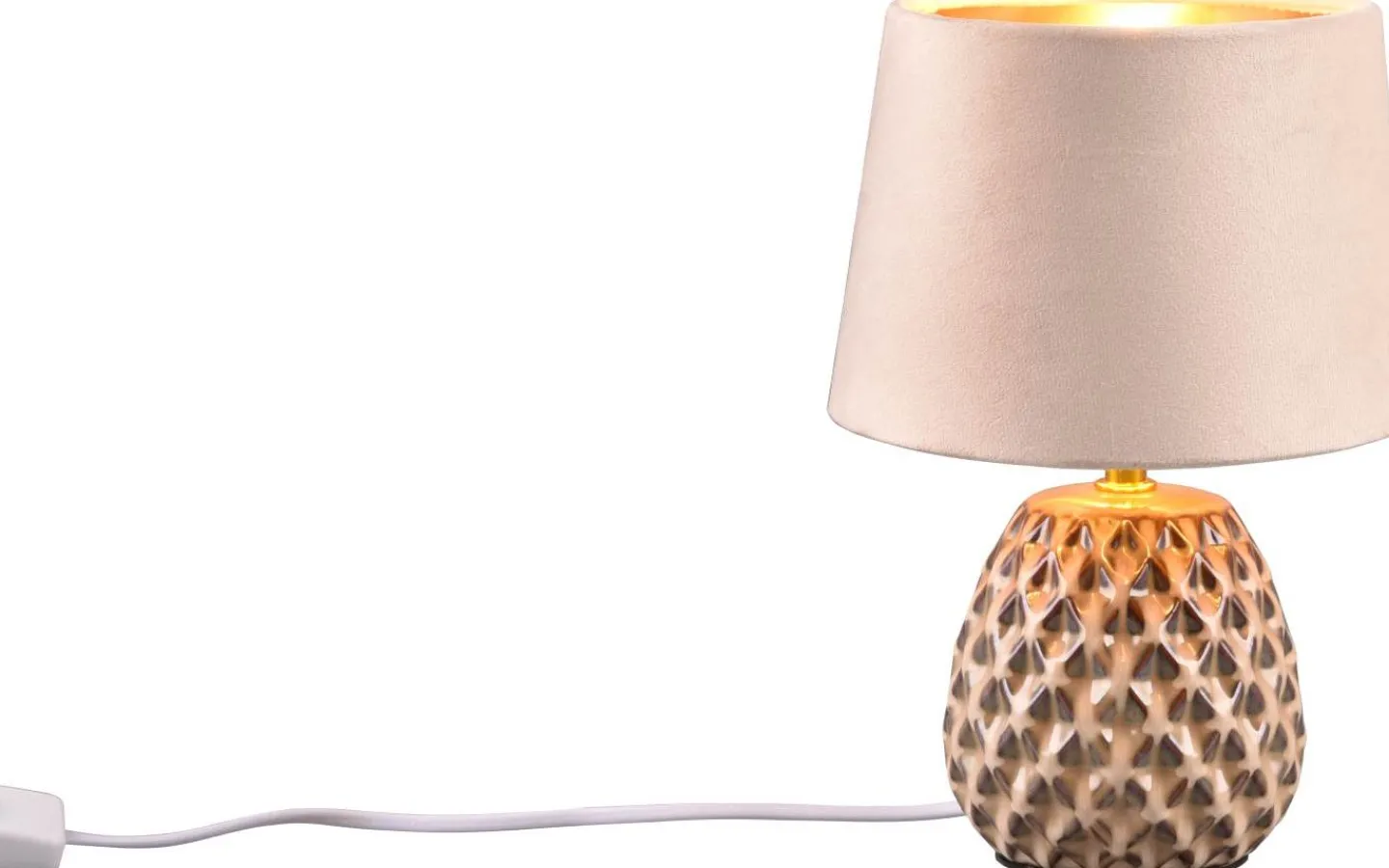 Bordslampor < Reality Ariana Bordslampa 27cm E14 beige